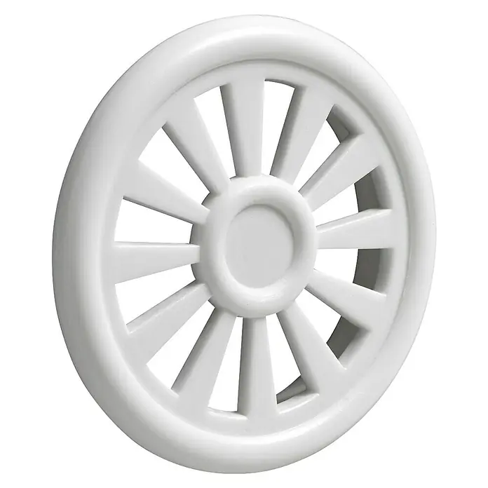 Hettich Lüftungsgitter (Durchmesser: 40 mm, Kunststoff)