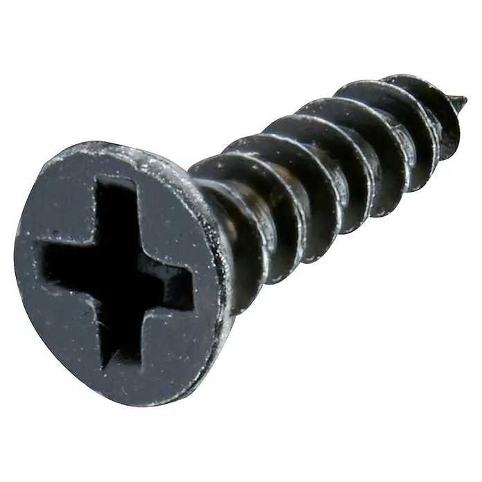 Hettich Senkkopfschraube (Ø x L: 3,5 x 16 mm, Stahl, 1 Stk., Schwarz)