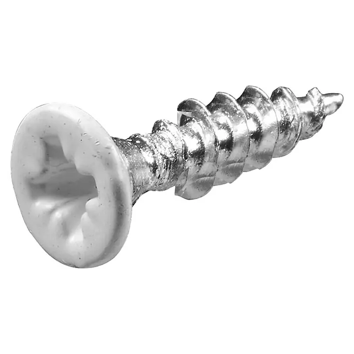 Hettich Senkkopfschraube (Ø x L: 3,5 x 16 mm, Stahl, 1 Stk., Weiß)
