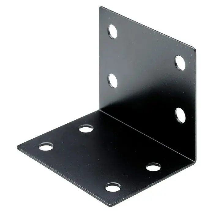 Hettich Winkelverbinder (L x B x H: 40 x 32 x 32 mm, Schwarz)