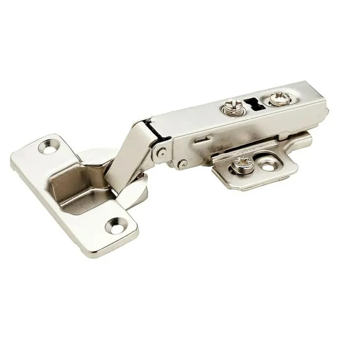 Hettich Türscharnier (Vorliegend, Durchmesser Topf: 35 mm, Stahl, Öffnungswinkel: 105 °, Silber, Klemmen, Bremssystem)