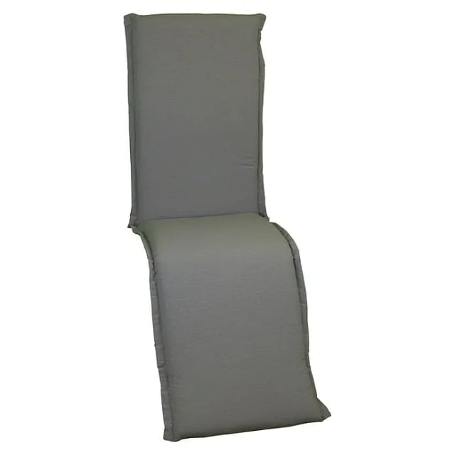 beo Gartenmöbel-Auflage Atlanta (Relaxsesselauflage, 1 Stk., L x B x H: 170 x 52 x 8 cm, Baumwolle, Polyester, Grau)
