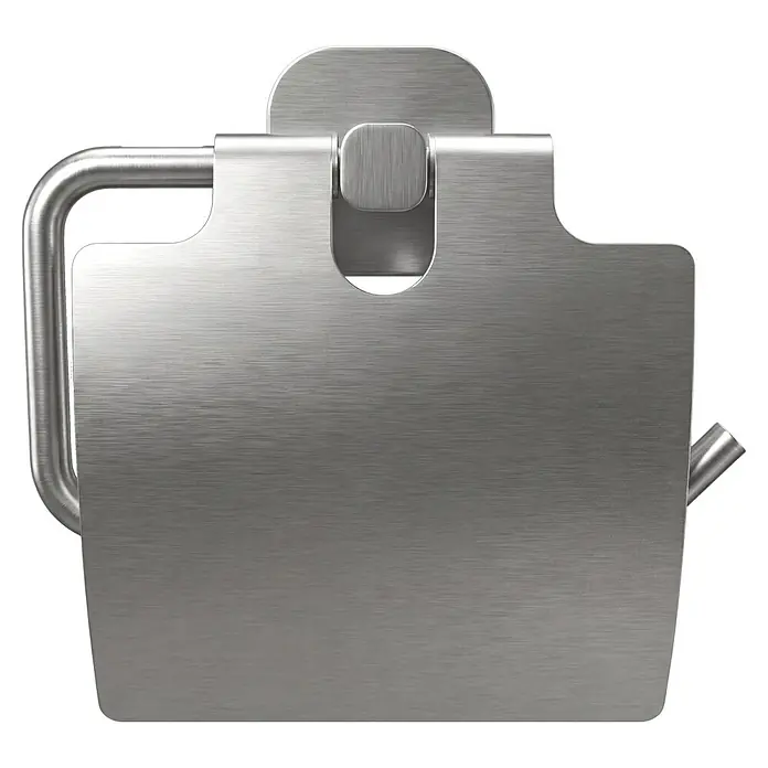 Venus Toilettenpapierhalter Prag (Edelstahl, Matt, Mit Deckel)