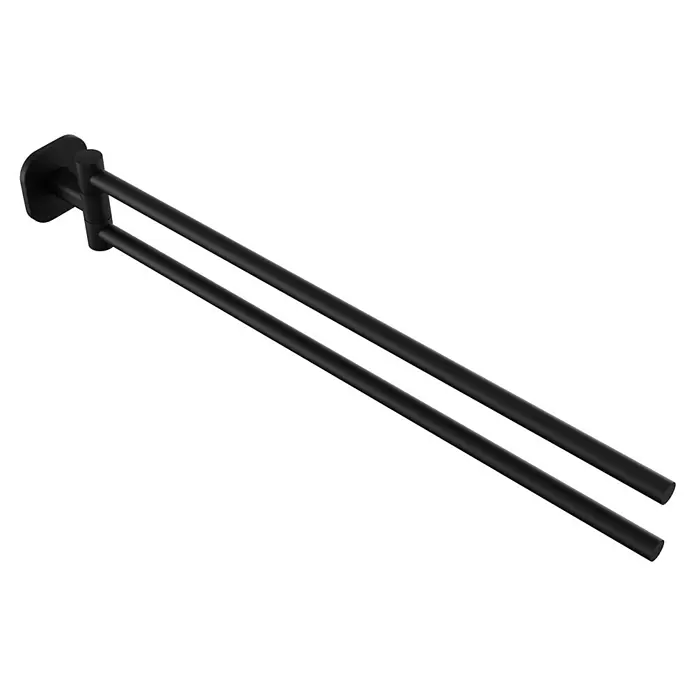 Venus Handtuchhalter Prag (Schwarz, Matt)