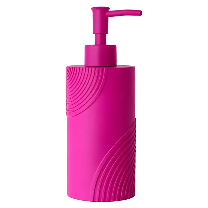 Camargue Seifenspender Design (Harz, Pink, Ø x H: 7 x 19,2 cm)
