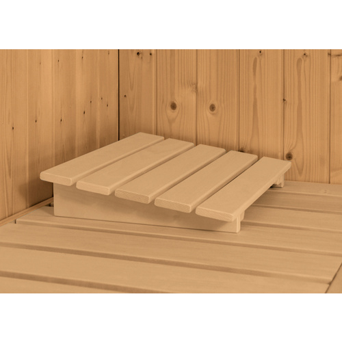 KARIBU Sauna, BxHxT:231 x 198 x 196 cm - beige Bild 3