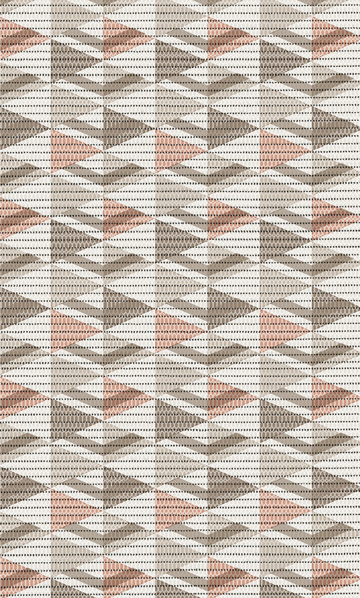 d-c-floor® Universalmatte Floor Comfort Triangles, 65 x 200 cm