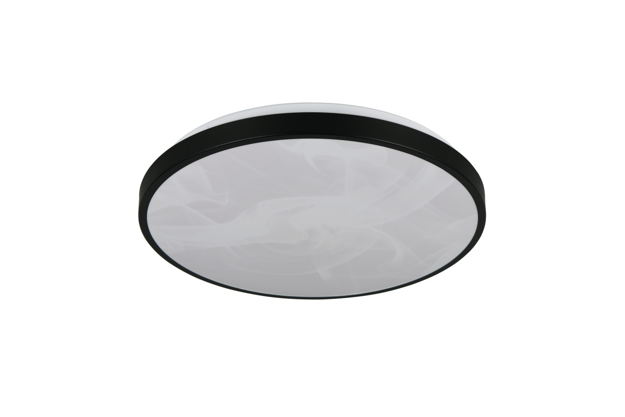 Trio LED-Deckenleuchte Fena Ø38,5 cm schwarz matt DIP-Switch Bild 5