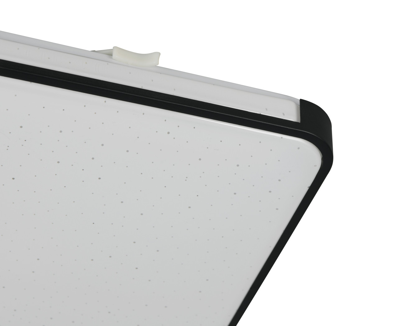 Reality LED-Deckenleuchte Relus 27x27 cm schwarz matt Starlight Effekt kaltweiß Bild 5