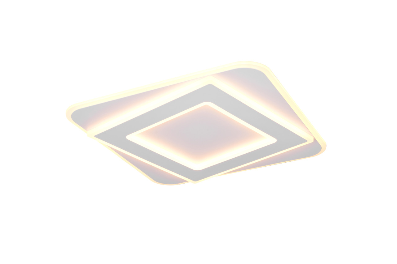 Trio LED-Deckenleuchte Emilio 30x30 cm weiß matt Color Switch Bild 4