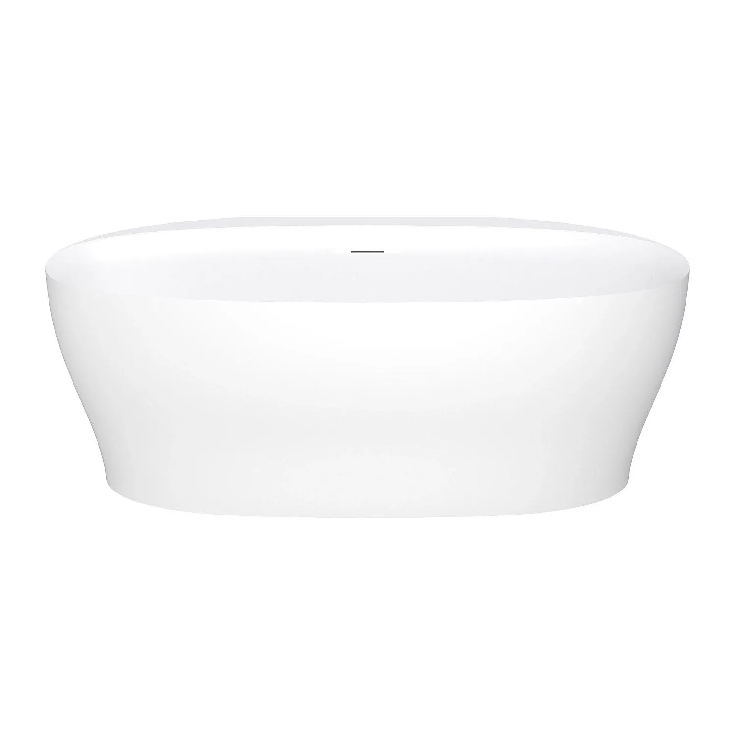 Vente-unique Vorwandbadewanne Lumel Weiß 160 cm