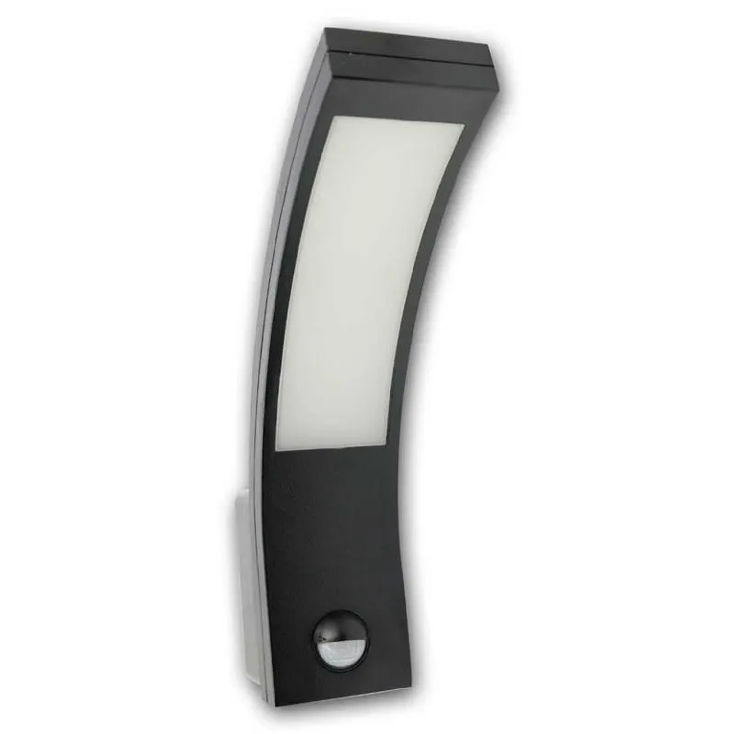 world-trading-net LED Eingangsleuchte PIRYT Schwarz 10W IP54 PIR