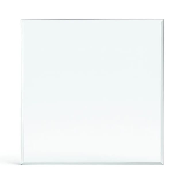 Feuercampus Funkenschutzplatte Glas für Kaminofen Quadrat 100 x 100 x 0,6 cm