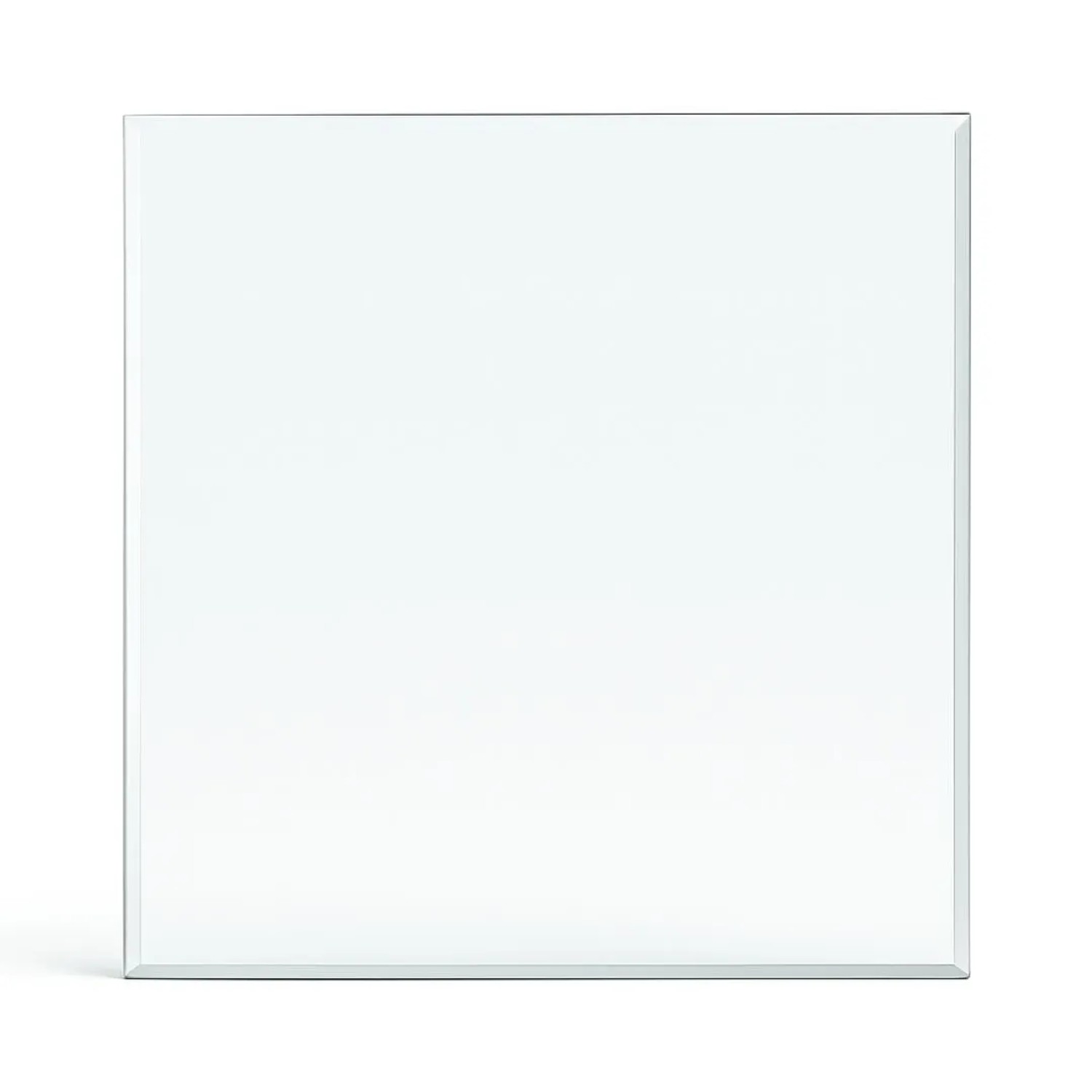 Feuercampus Funkenschutzplatte Glas für Kaminofen Quadrat 110 x 110 x 0,6 cm