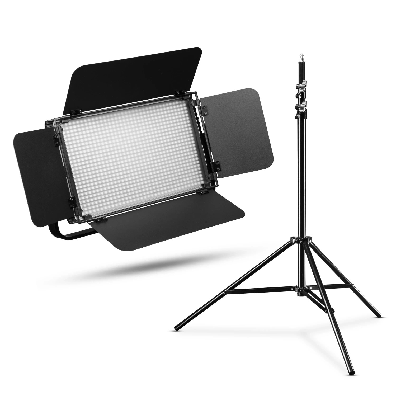 Walimex Pro Led Niova 900 Plus Daylight Flächenleuchte Lampenstativ Videoleuchte
