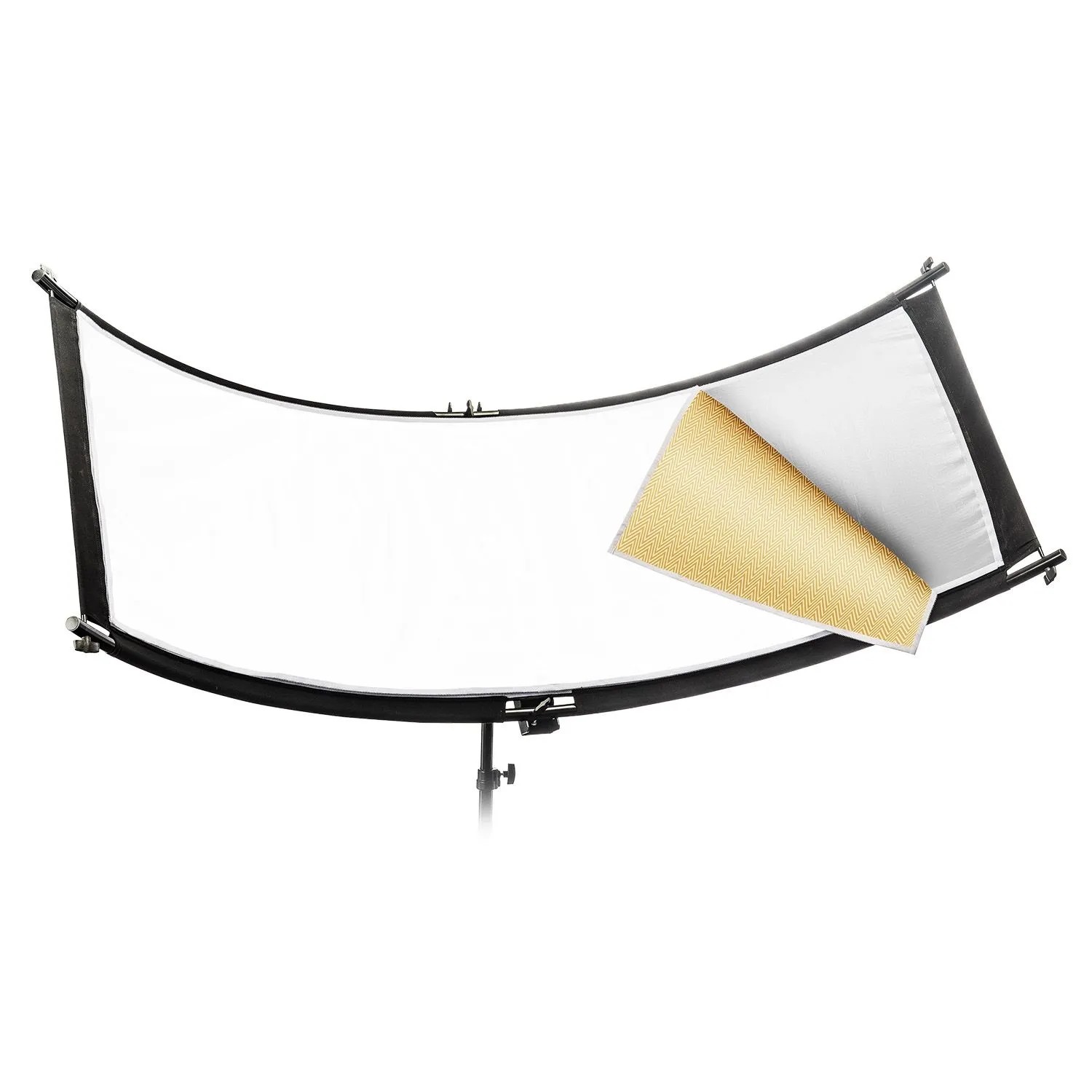 Walimex Pro 3In1 Reflektor Halfpipe Konkav 150X60Cm Lichtreflektor Spigot Foto