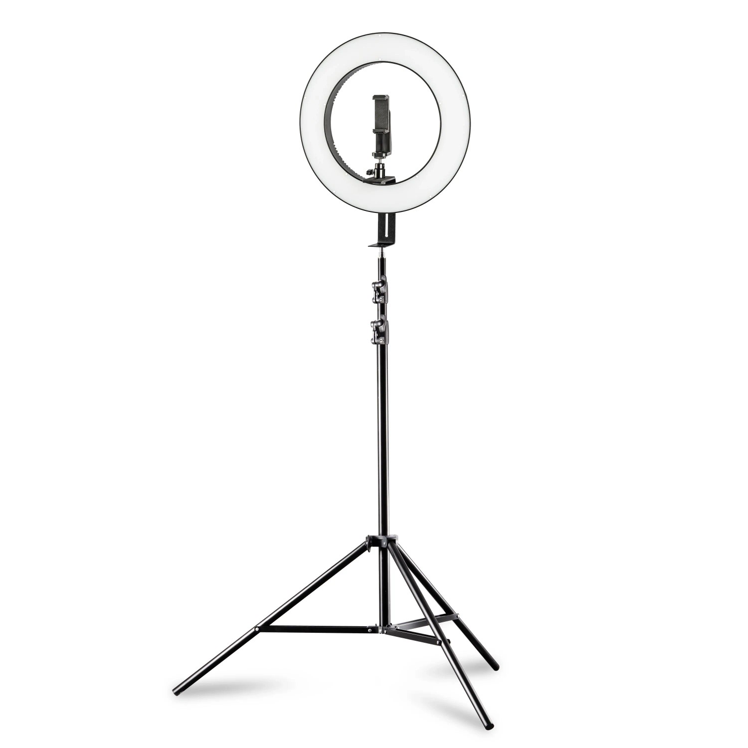 Walimex Pro Led Ringleuchte 380 Bi-Color 23W Ringlicht Set Leuchtring Stativ