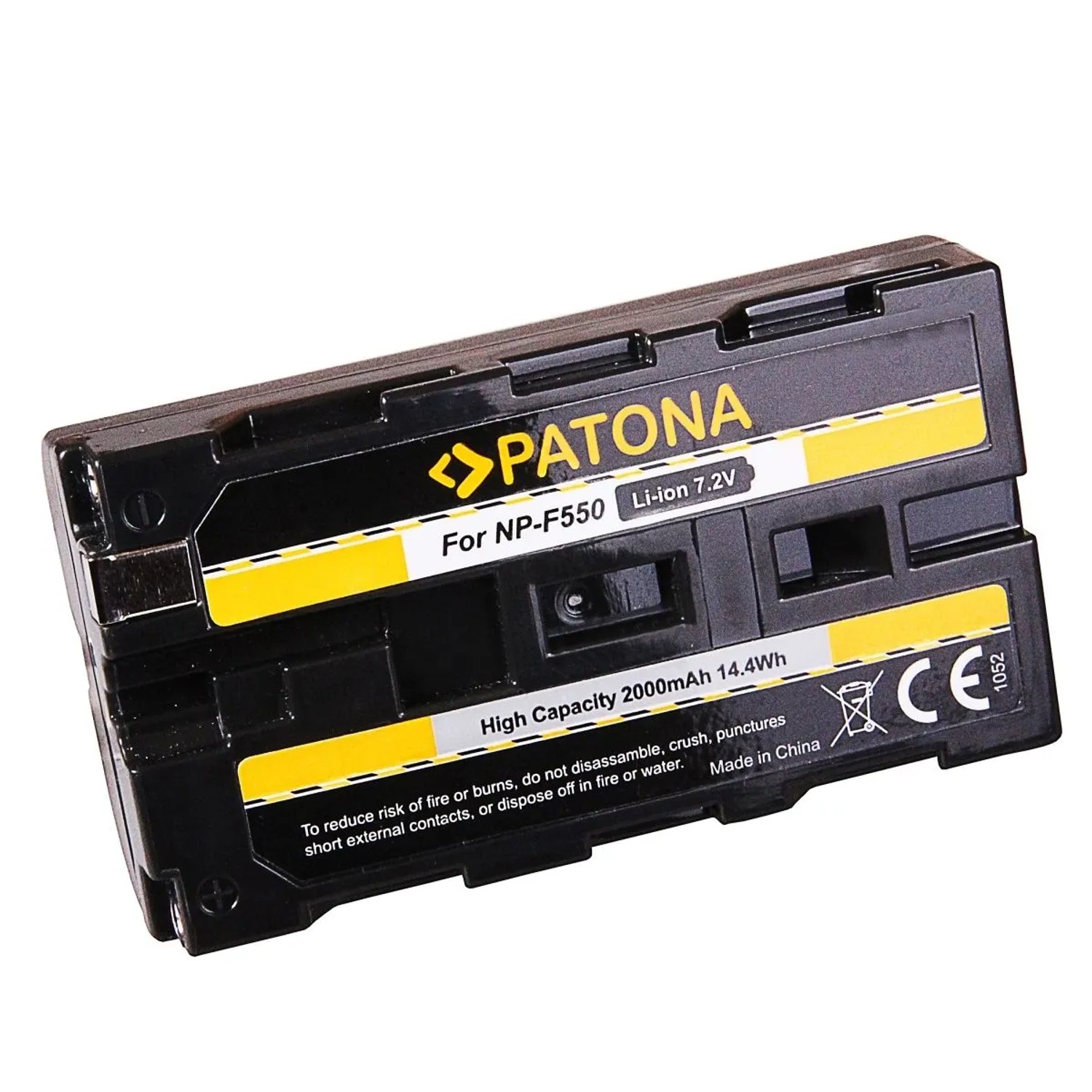 Patona Np-F 550 Li-Ion Akku 2200Mah 7,4V 16,3Wh Ersatzakku Kamera Camcorder