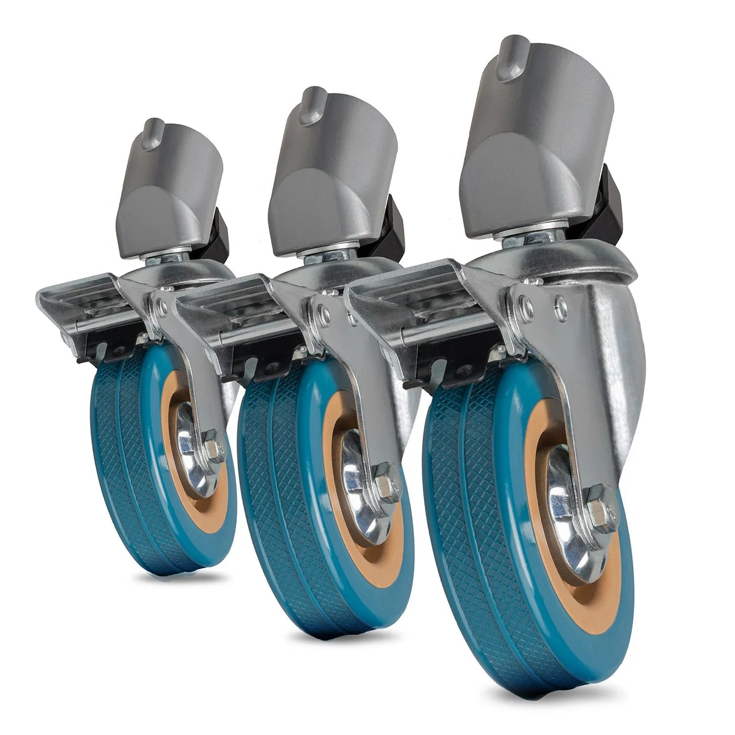 Walimex Pro Stativrollen Pro 3Er Set 75Mm Lenkrollen Bremse Für Beine Ø18-22Mm