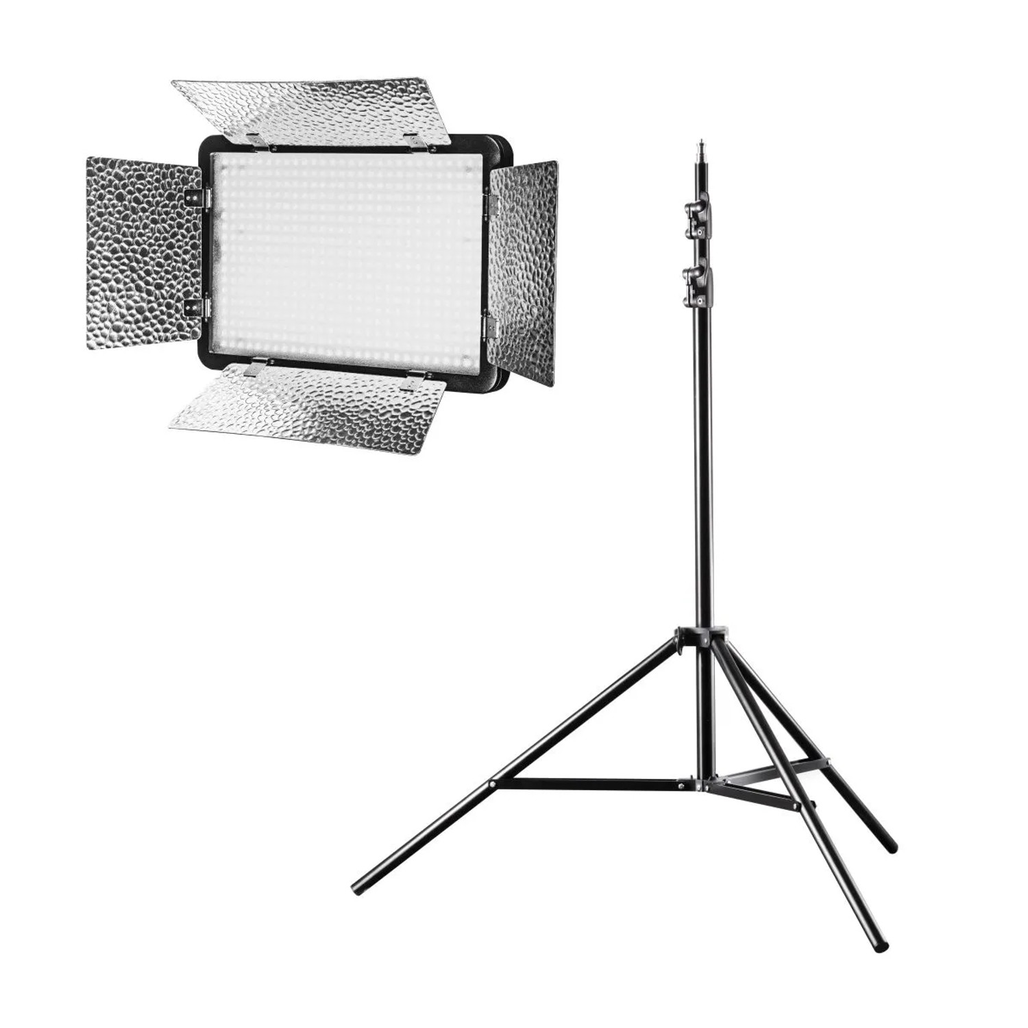 Walimex Pro Led 500 Versalight Bi Color Flächenleuchte Set 32W Lampenstativ Leuchte