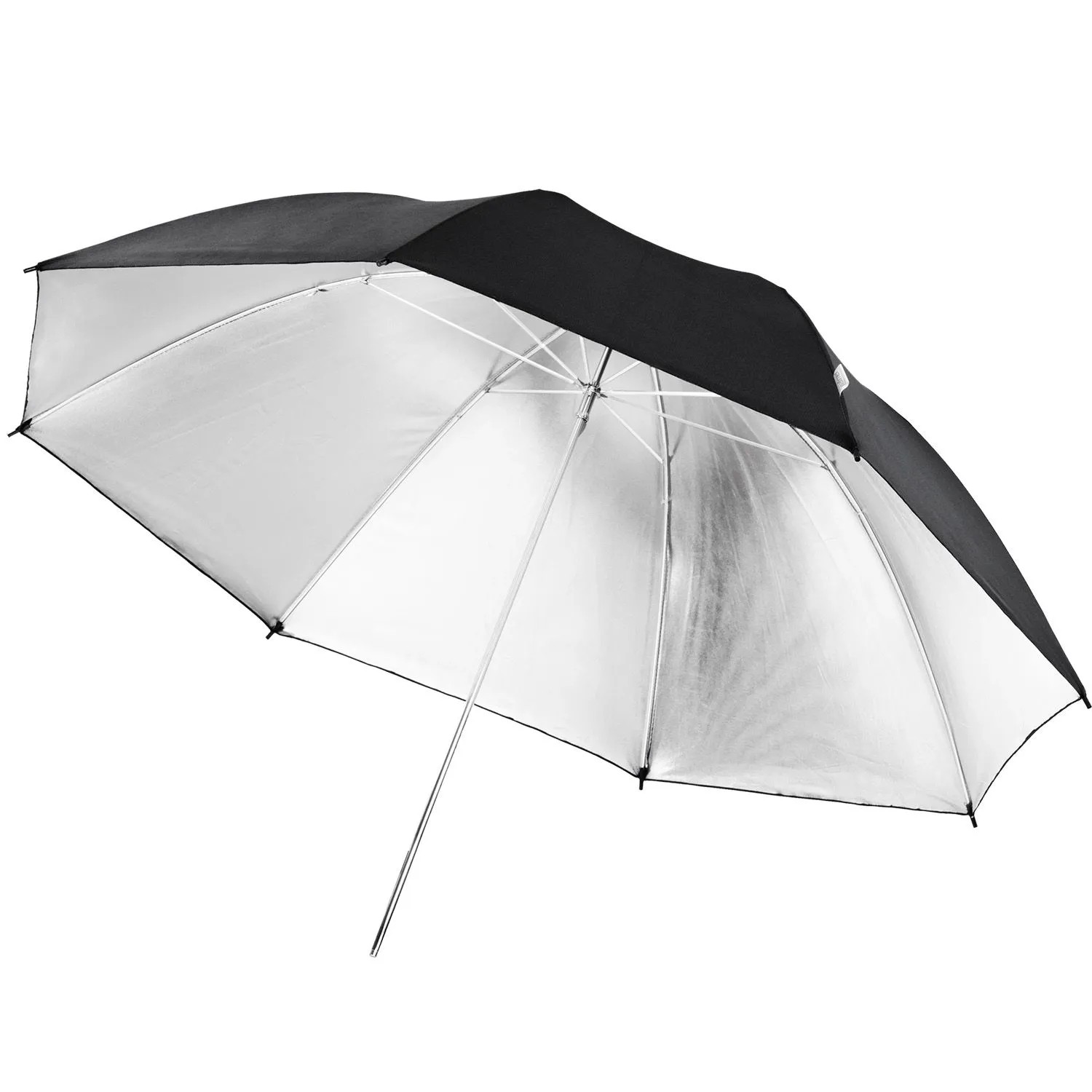 Walimex Pro Reflexschirm Schwarz/Silberfarben Ø109Cm Lichtreflektor Fotoschirm