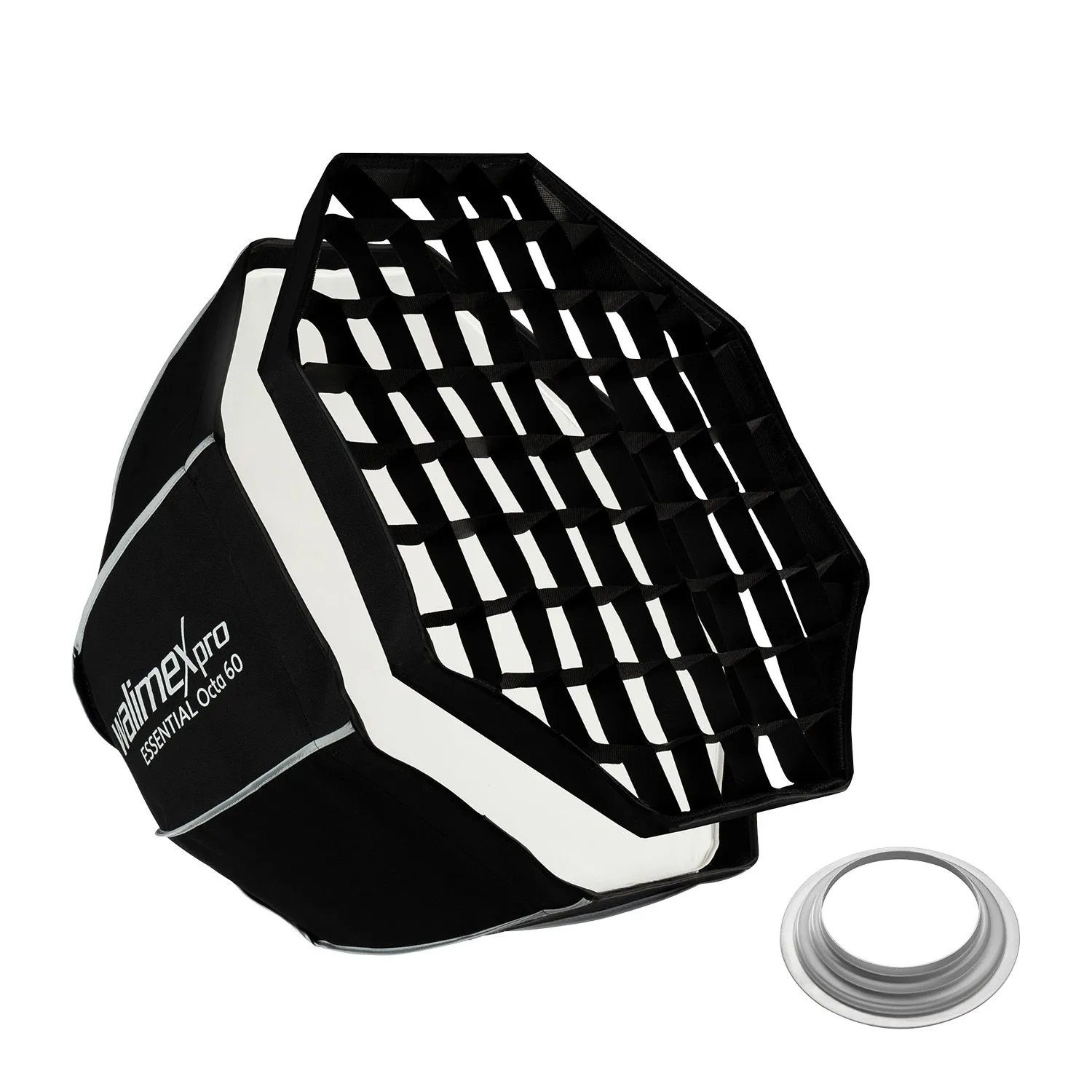 Walimex Pro Essential Softbox Octagon 60Cm 360° Einfacher Aufbau Grid Hensel Eh