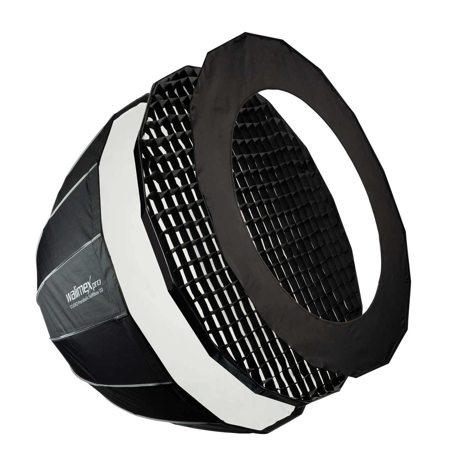 Walimex Pro Studio Parabolic Softbox 120Cm 360° Schirmfunktion Grid Maske Bowens