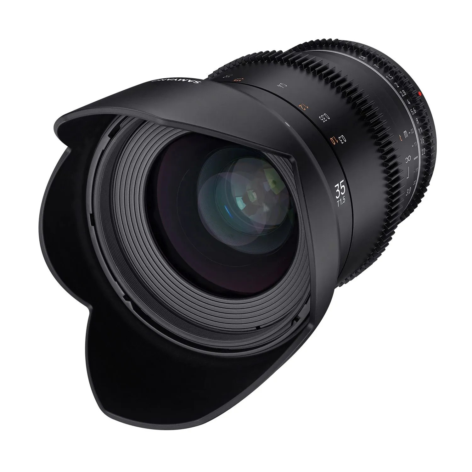 Samyang Weitwinkel Cine- Und Video Objektiv Mf 35Mm T1,5 Vdslr Mk2 Canon Ef
