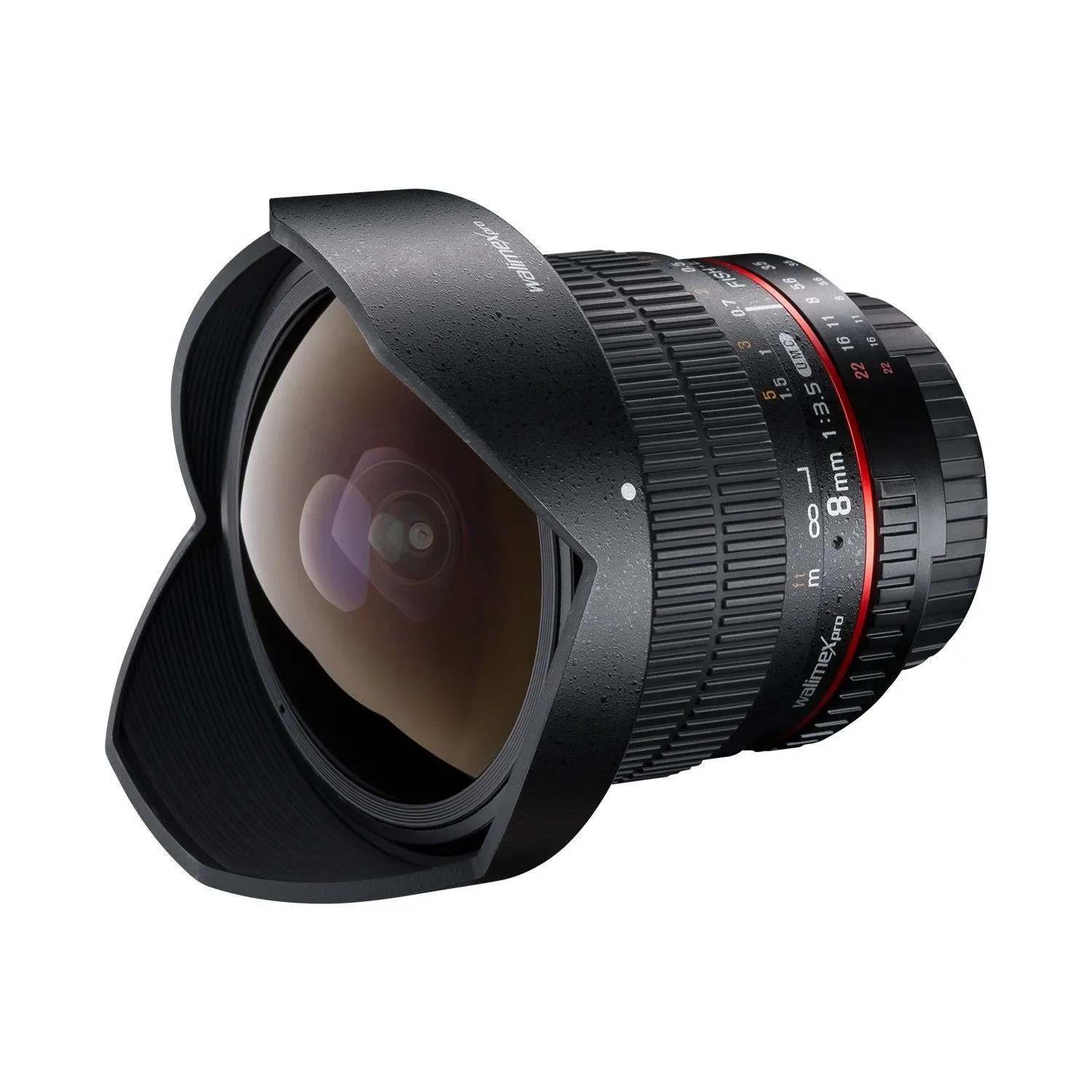 Walimex Pro 8Mm Fisheye Ii Objektiv Kompatibel Canon Ef-S Aps-C Fischauge