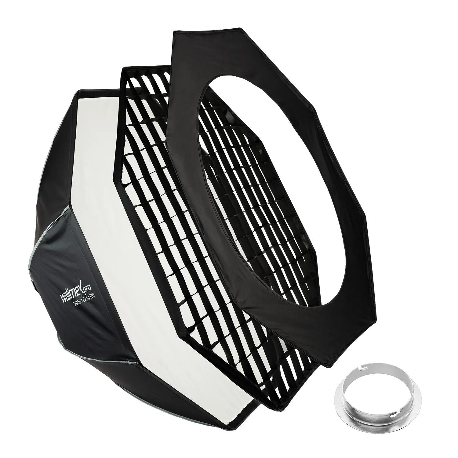 Walimex Pro Studio Softbox Octagon 120Cm 360° Einfacher Aufbau Bowens Elinchrom