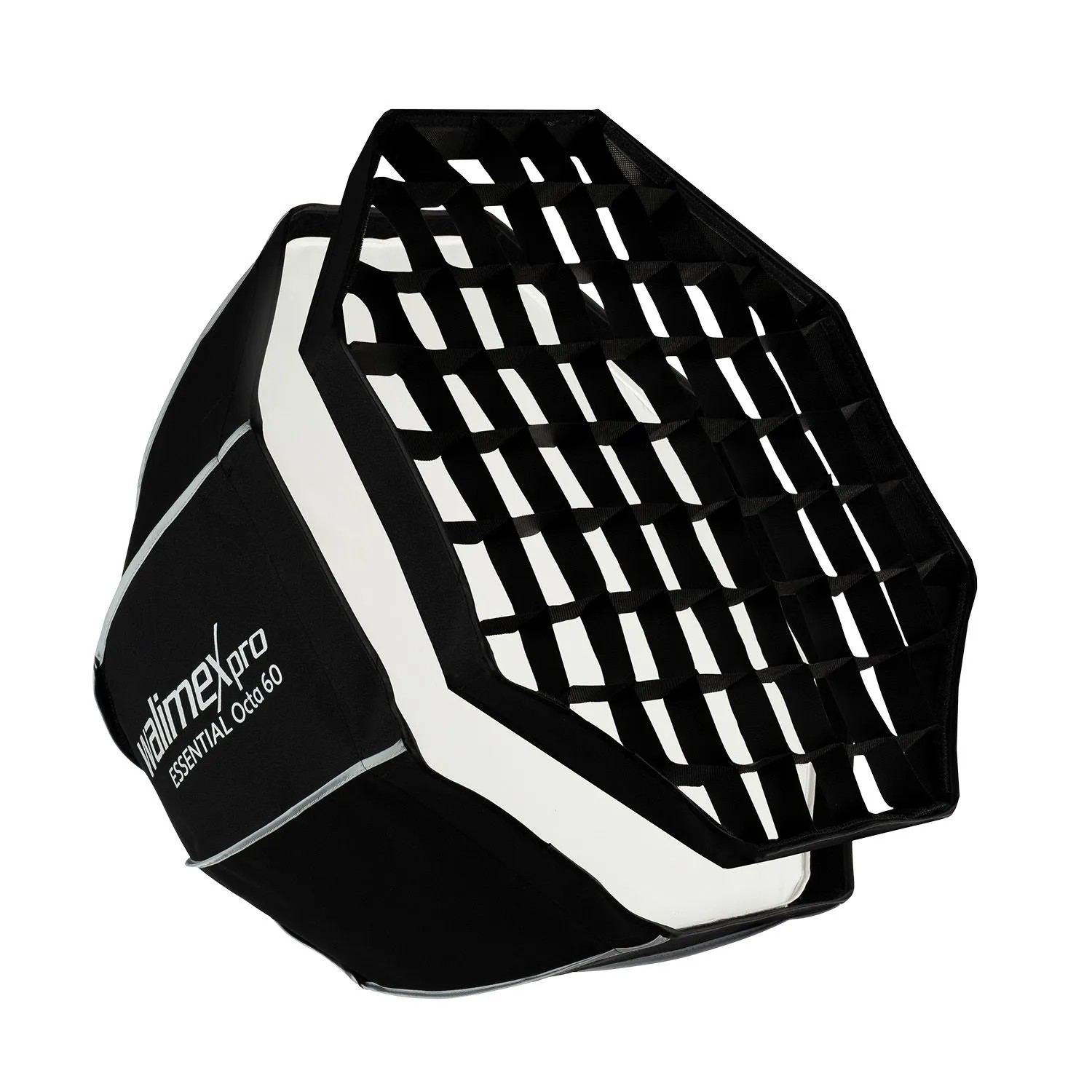 Walimex Pro Essential Softbox Octagon 60Cm 360° Einfacher Aufbau Grid Bowens