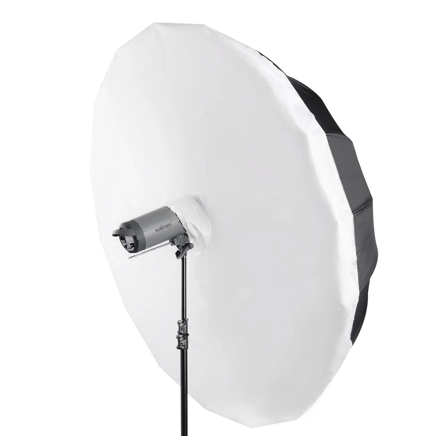 Walimex Reflexschirm Set Ø180Cm 2In1 Design Schirmsoftbox Kompakt Vielseitig