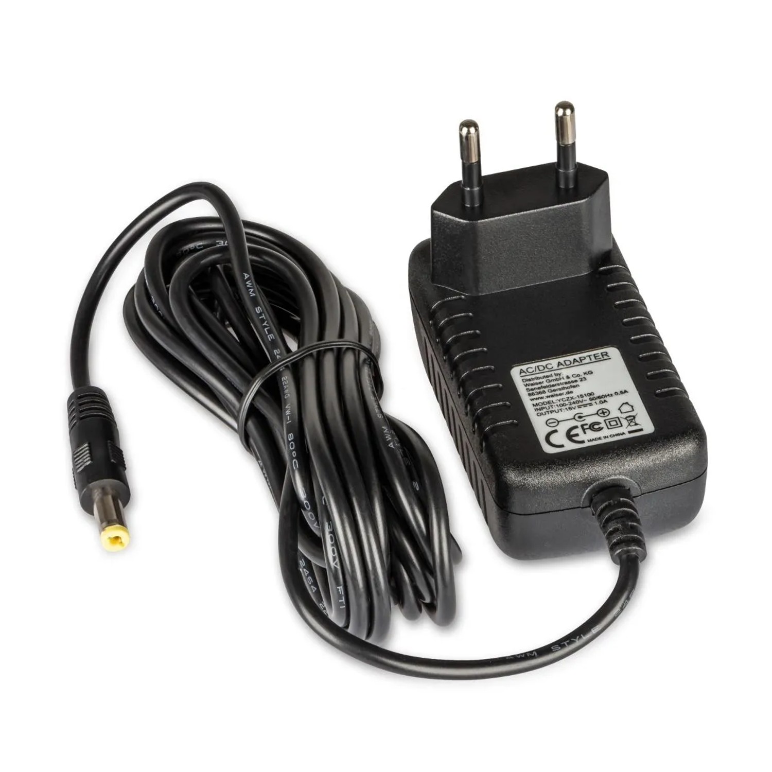 Walimex Pro Netzteil Für Led Niova 150 15V 1A Dc 4M Kabel Eurostecker Fotolampe