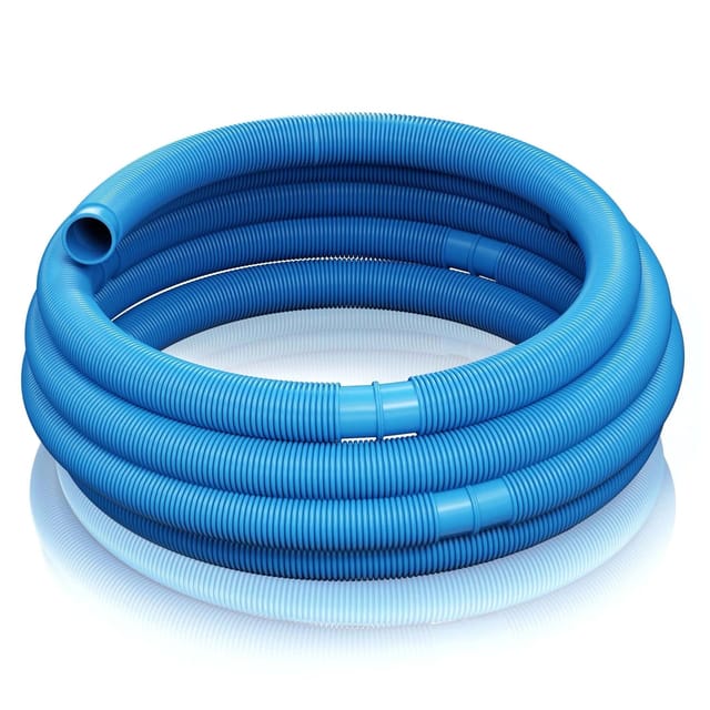 Wiltec Poolschlauch 12 M ⌀38 Mm Schwimmbadschlauch Mit Muffe Saugschlauch