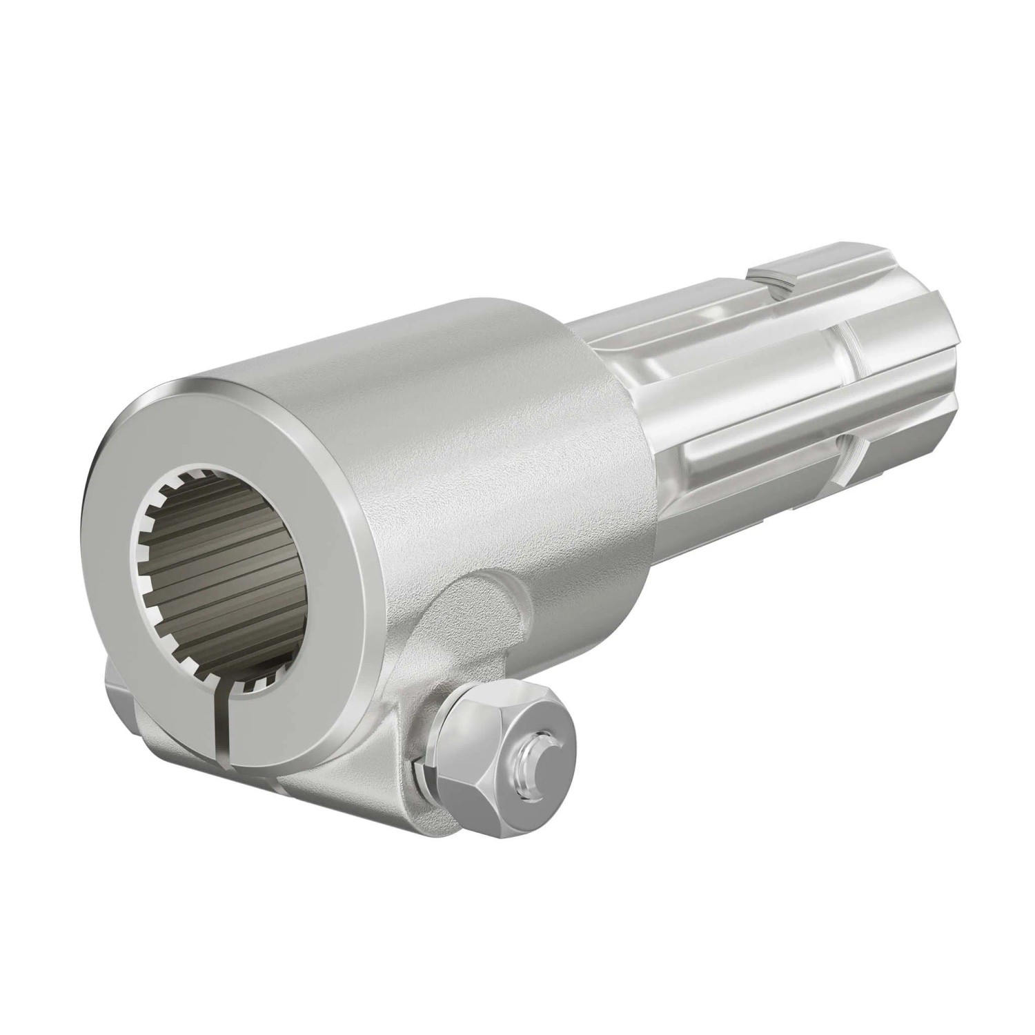Wiltec Zapfwelle 175Mm Buchse Keilwellenaufnahme 1 3/8 Zoll Z21 Für Ausgangswelle 1 3/4 Zoll Z6