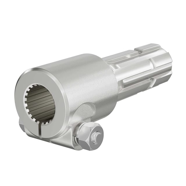 Wiltec Zapfwelle 175Mm Buchse Keilwellenaufnahme 1 3/8 Zoll Z21 Für Ausgangswelle 1 3/4 Zoll Z6