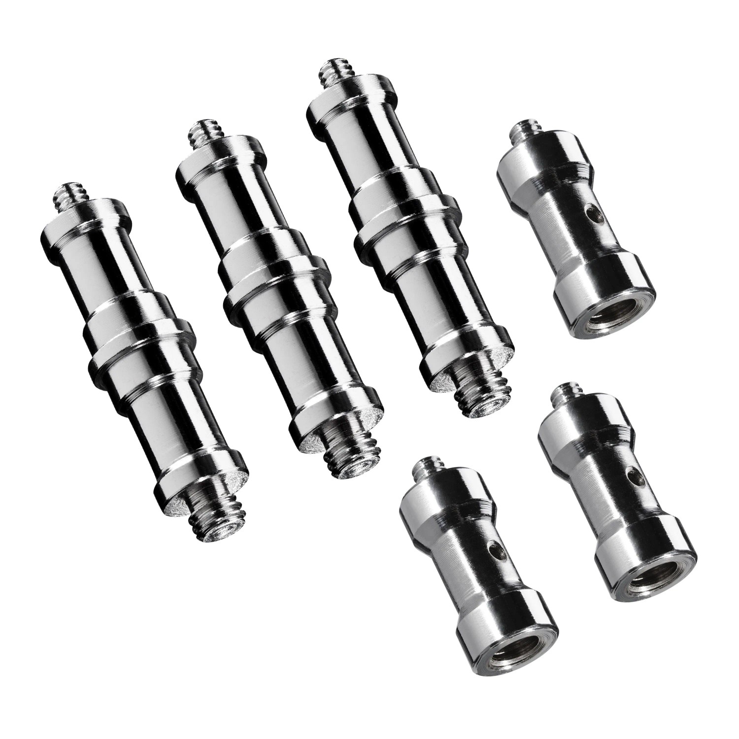 Walimex Set 3+3 Spigot Gewinde Adapter 3/8 Zoll 1/4 Zoll Fotografie Kamera Zubehör Foto
