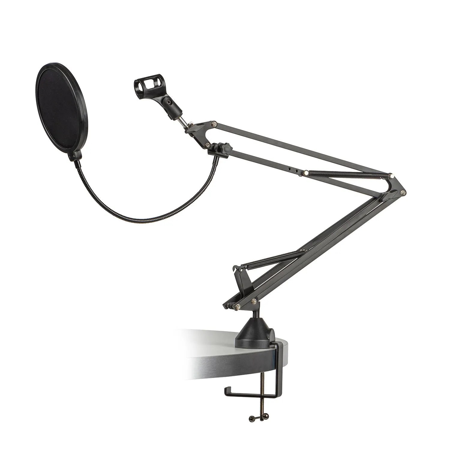Walimex Pro Mikrofonarm 360° Tischmikrofonarm Pop Filter Mikrofonhalter Stativ