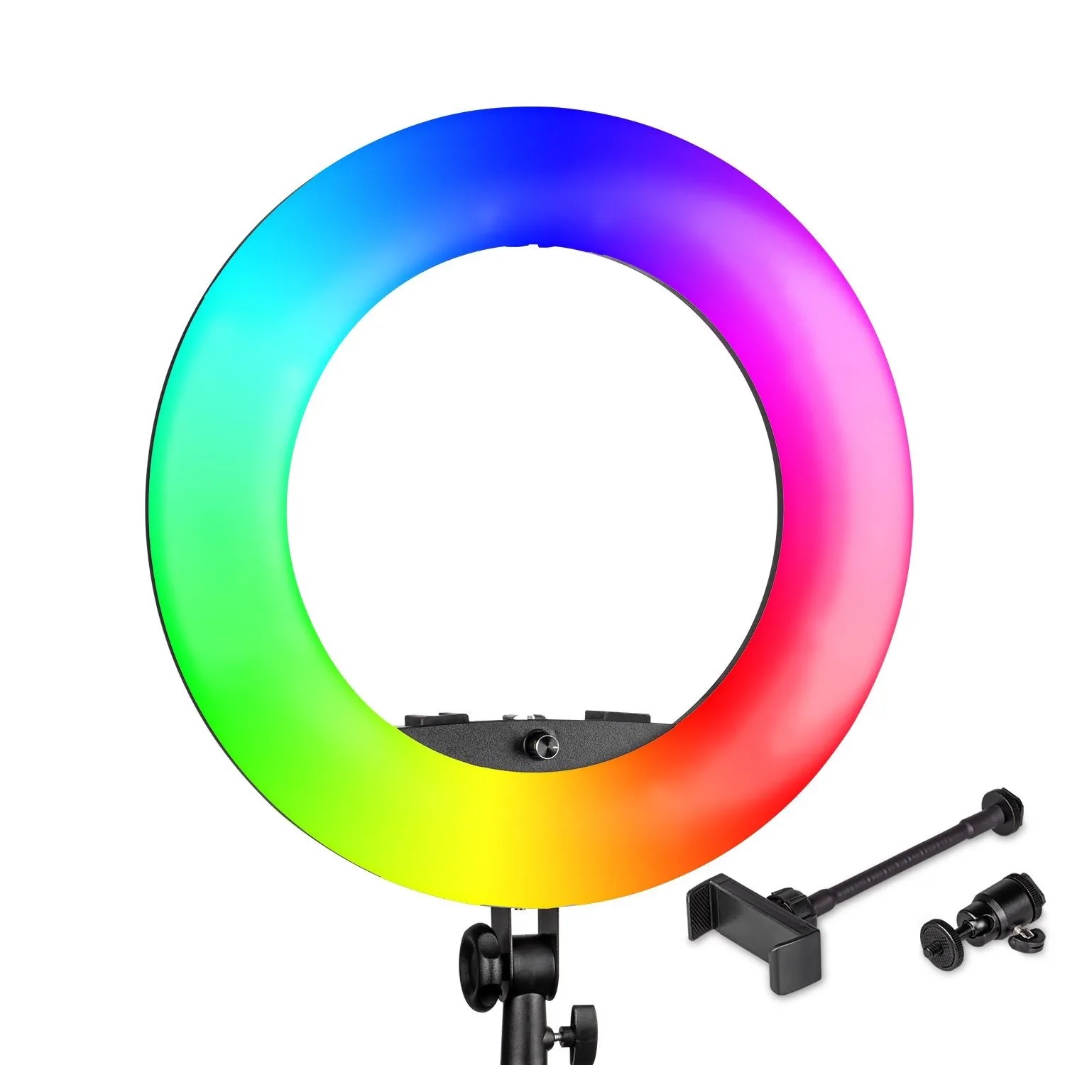 Walimex Pro Led Rainbow Ringleuchte Rgb Ringlicht 60W Videoleuchte Ring Light