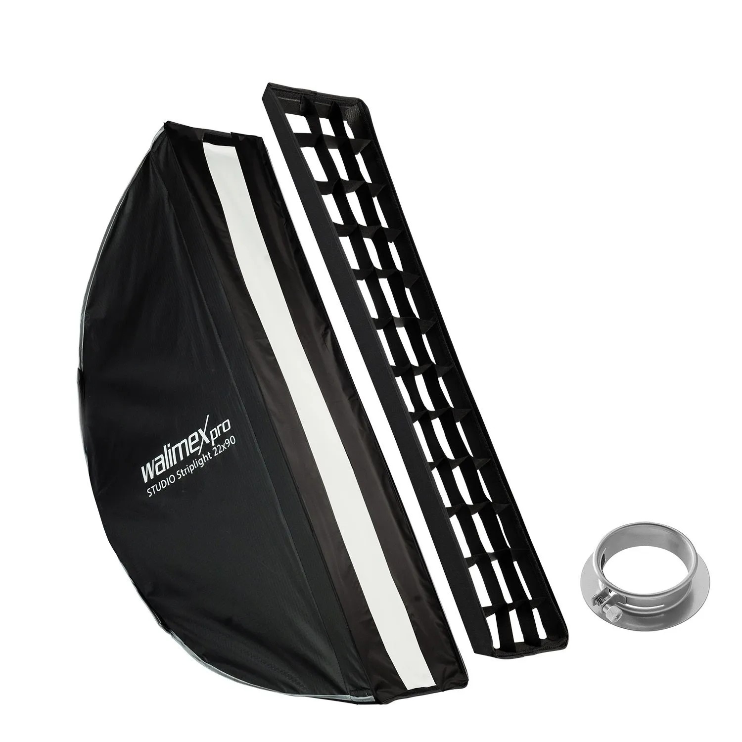 Walimex Pro Studio Striplight Softbox 22X90Cm Lichtformer Foto Grid Profoto