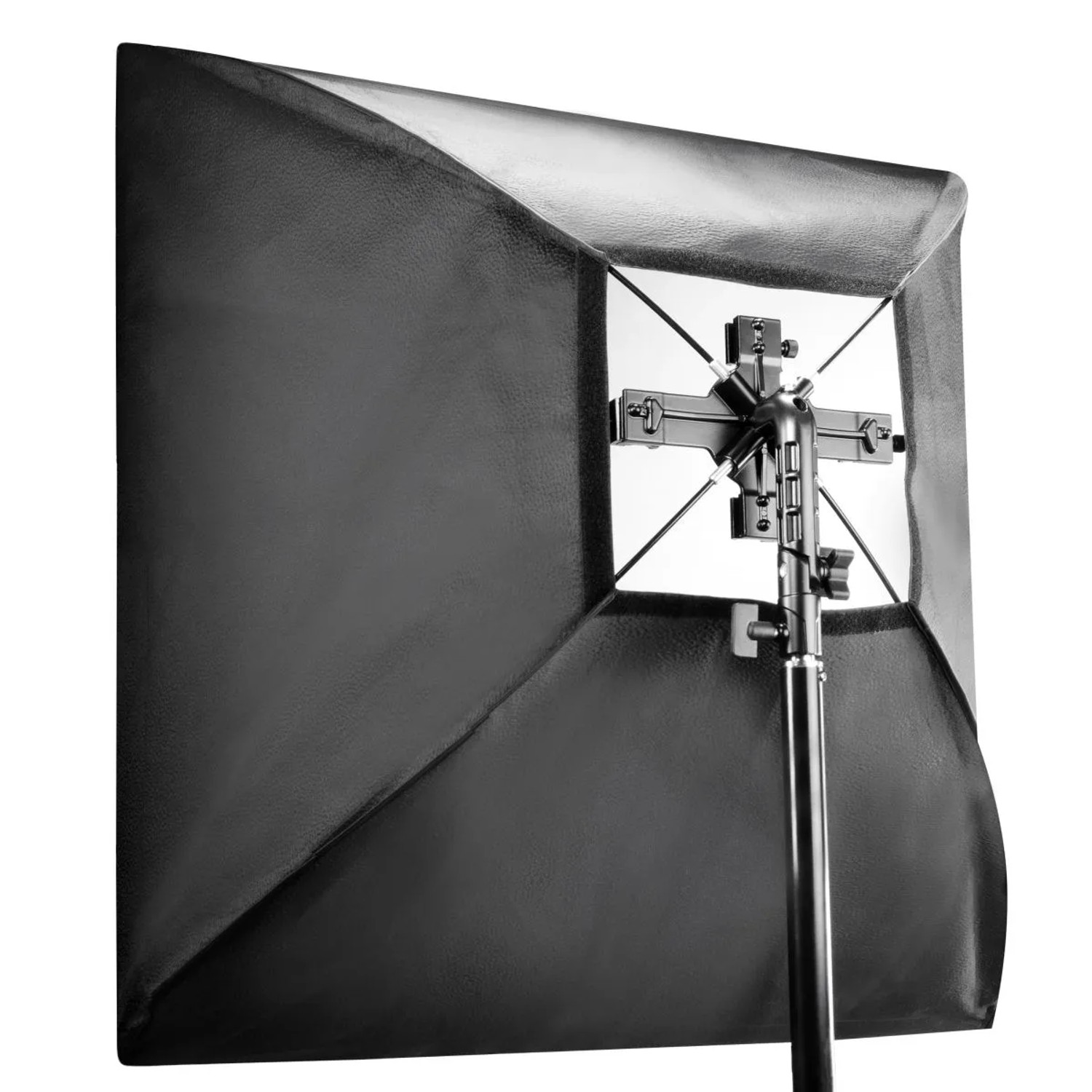 Walimex Set 4Fach Blitzhalter 23X22X8Cm Softbox 60X60Cm Diffusoren Grid Tasche