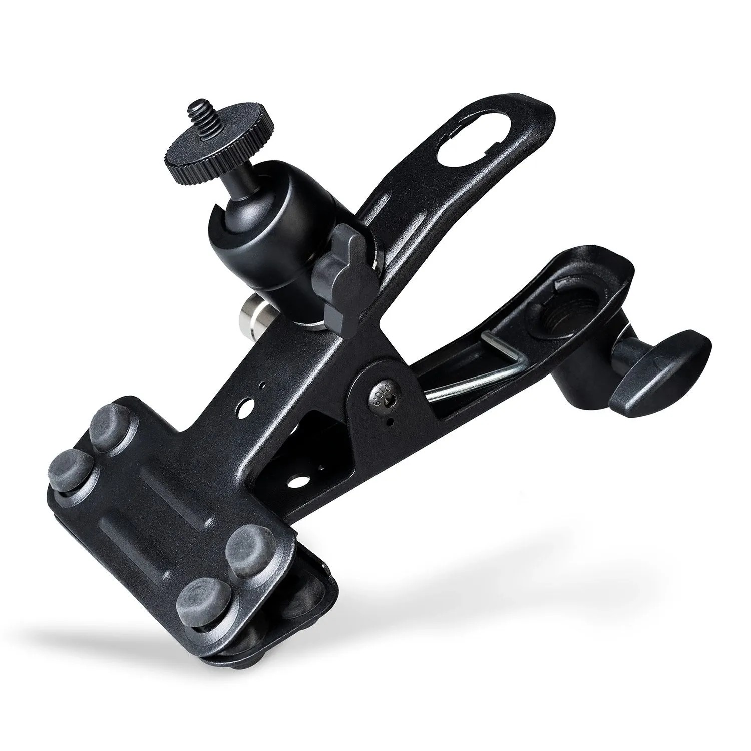 Walimex 4In1 Profi Studioklemme 17X11X9Cm 5/8 Spigot 1/4 Zoll 3/8 Zoll Gewinde Max 4,5Cm