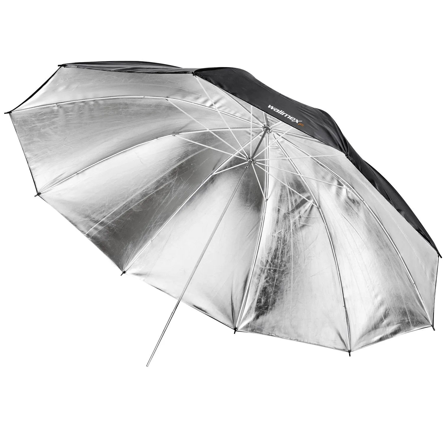 Walimex Pro Reflexschirm Schwarz/Silberfarben Ø150Cm Lichtreflektor Fotoschirm