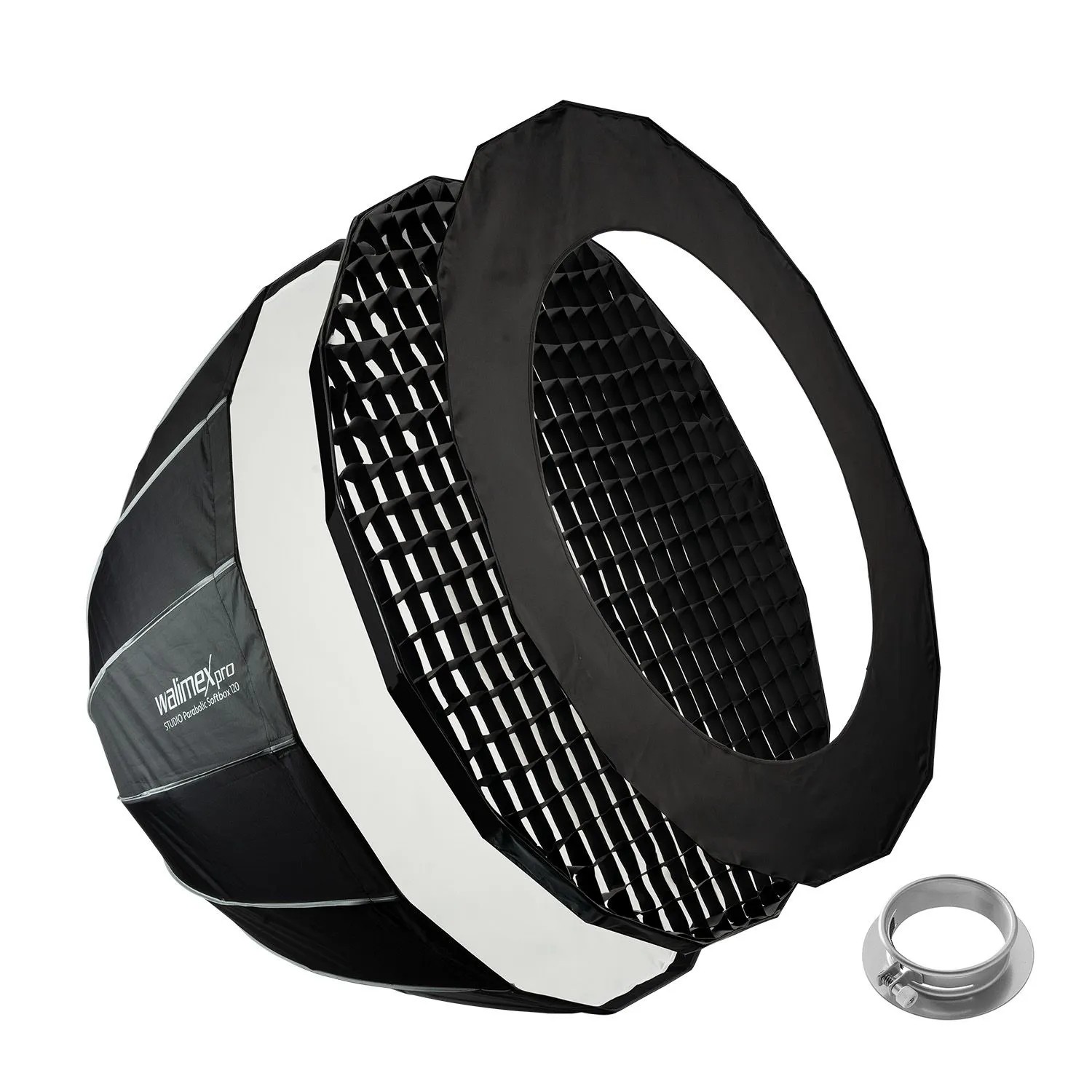 Walimex Pro Studio Parabolic Softbox 120Cm 360° Schirmfunktion Profoto Bowens
