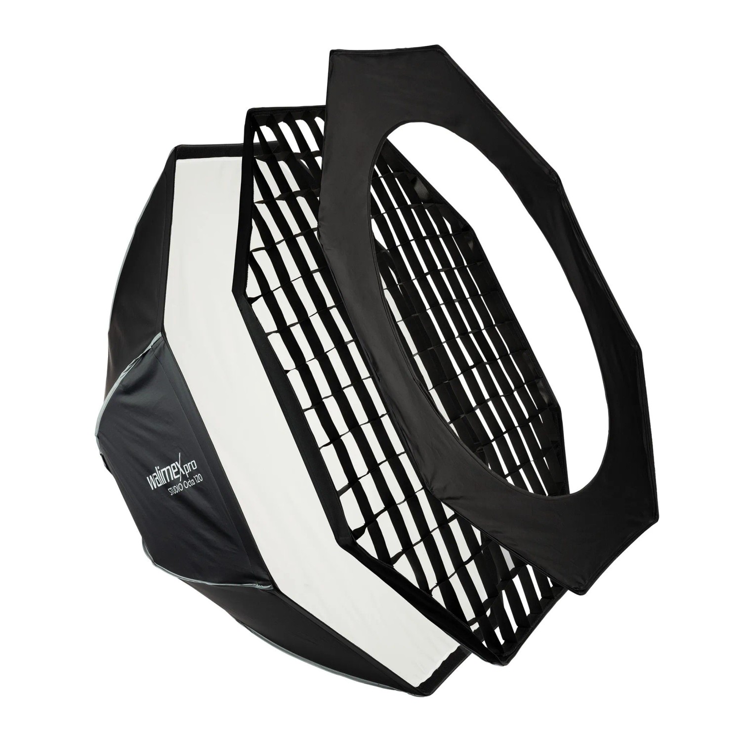 Walimex Pro Studio Softbox Octagon 120Cm 360° Einfacher Aufbau Grid Maske Bowens