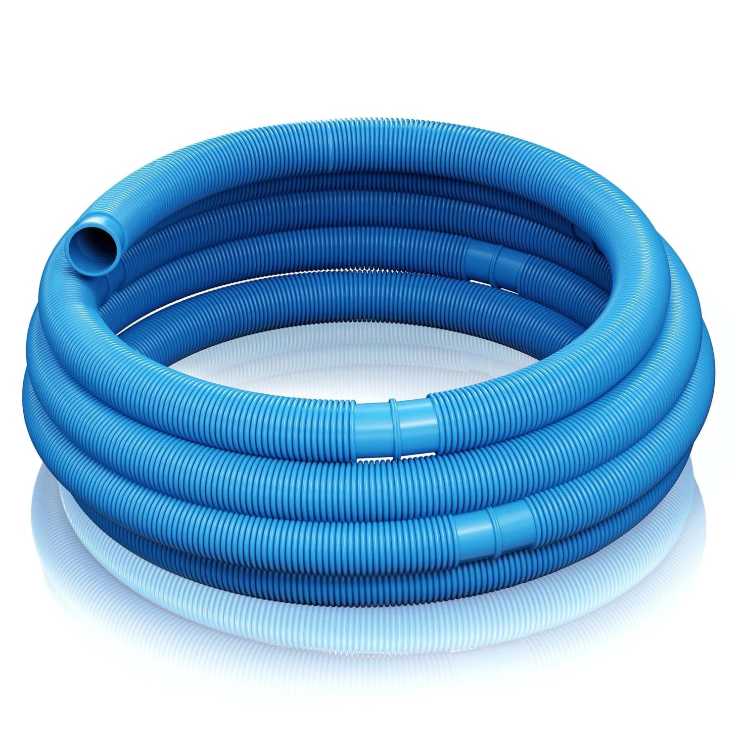 Wiltec Poolschlauch 21 M ⌀32 Mm Schwimmbadschlauch Mit Muffe Saugschlauch