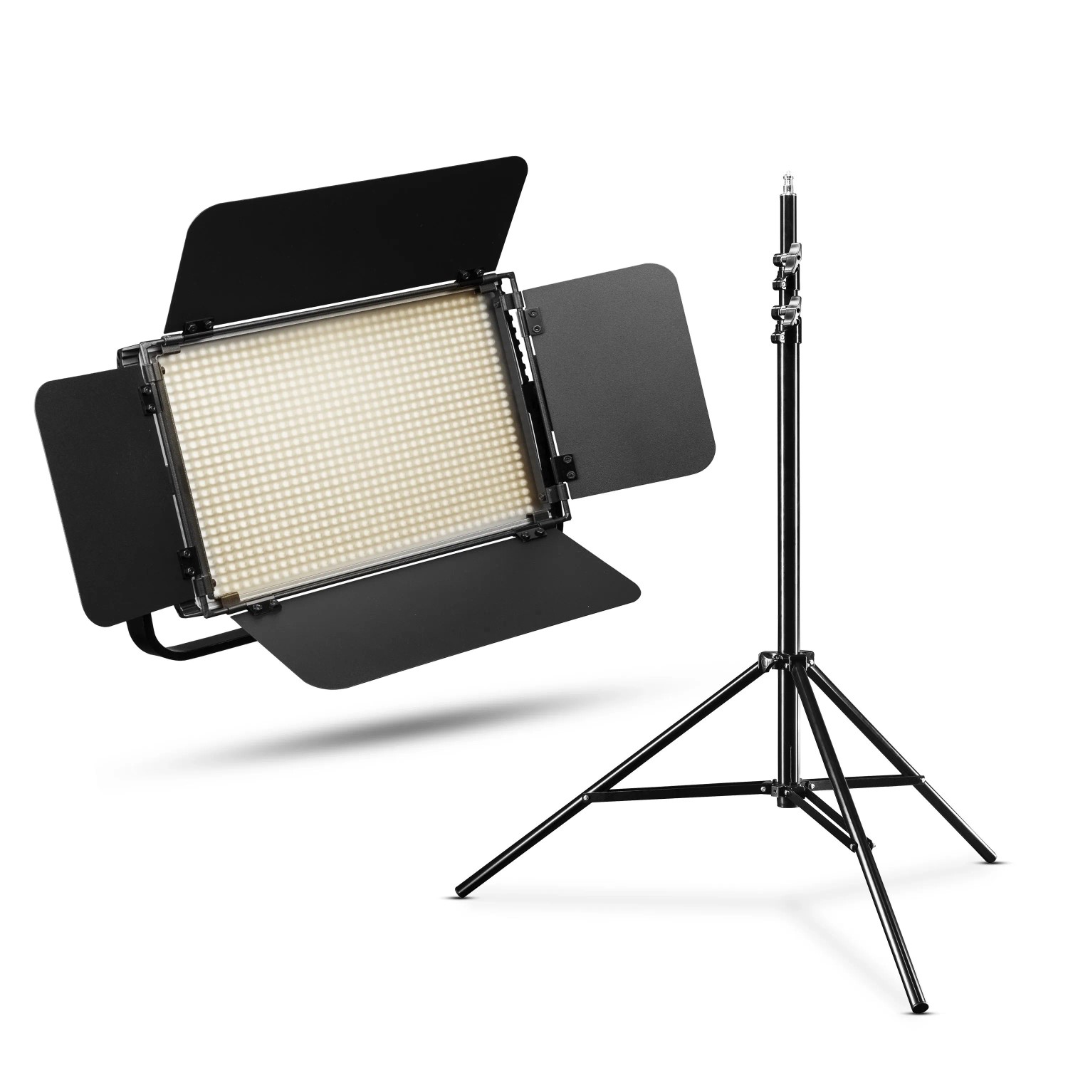 Walimex Pro Led Niova 900 Plus Bi Color Lampenstativ Flächenleuchte Videoleuchte