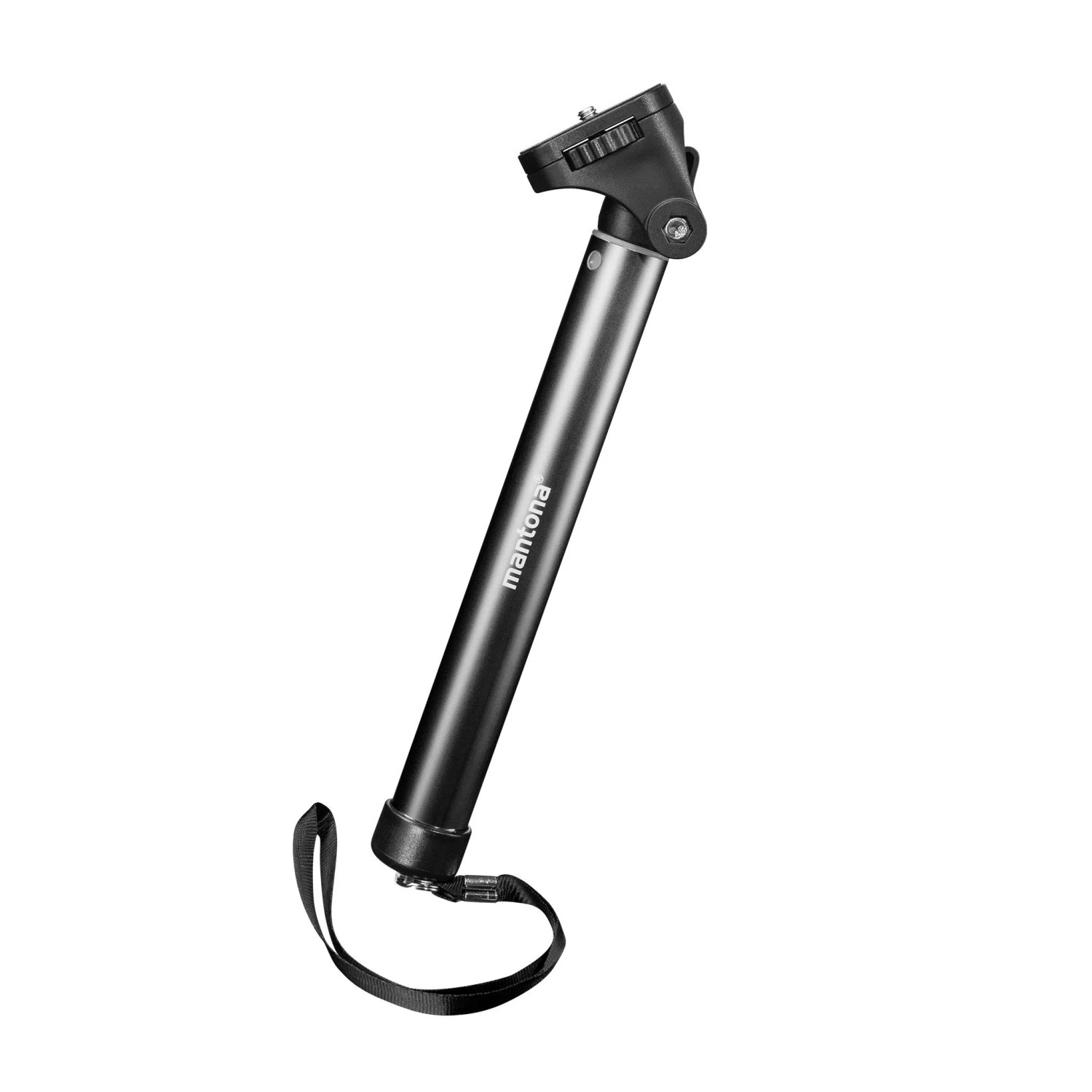 Mantona Mono-/Handstativ Selfy 25X4X4Cm Gopro Smartphone Schwarz Selfiestick