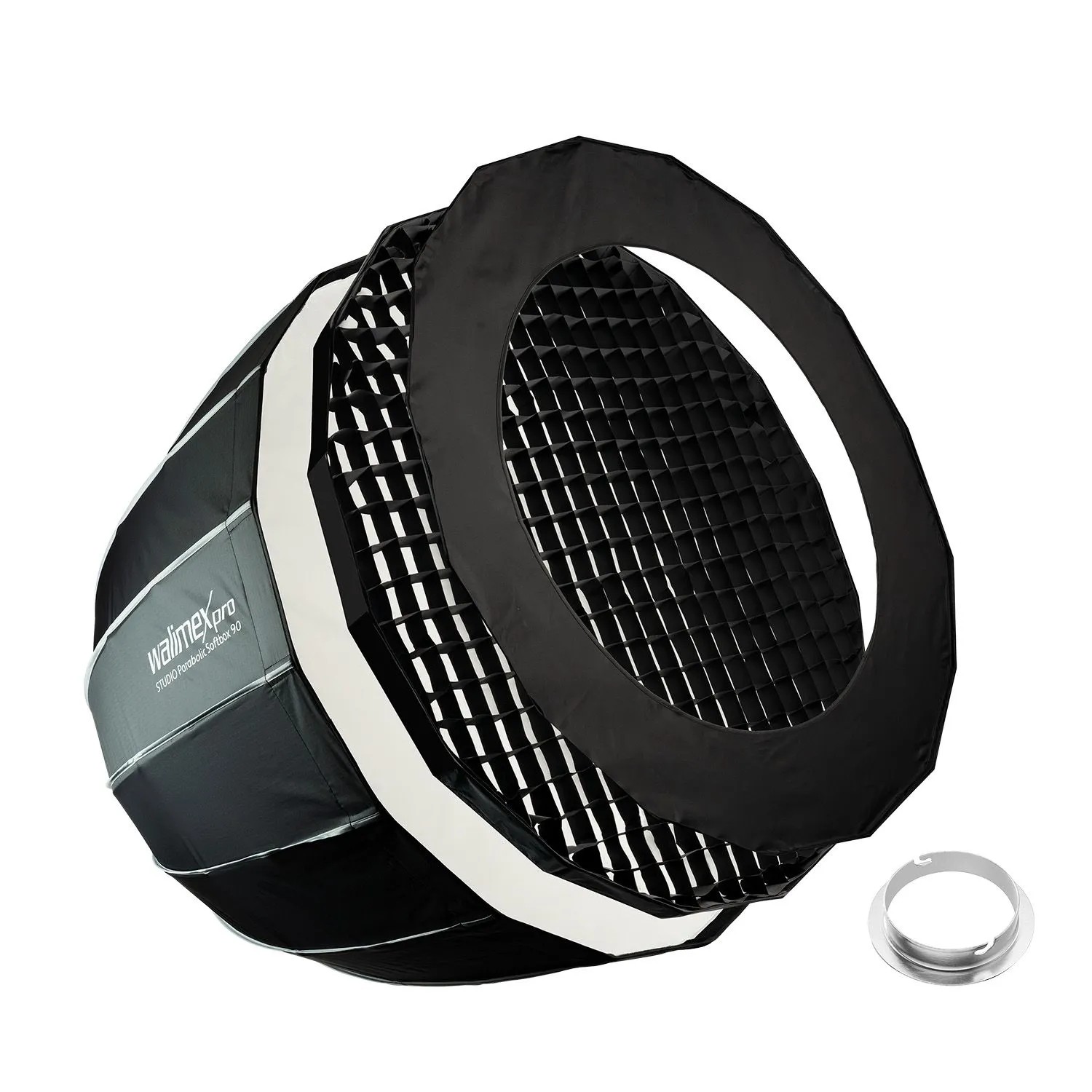 Walimex Pro Studio Parabolic Softbox 90Cm 360° Schirmfunktion Elinchrom Bowens