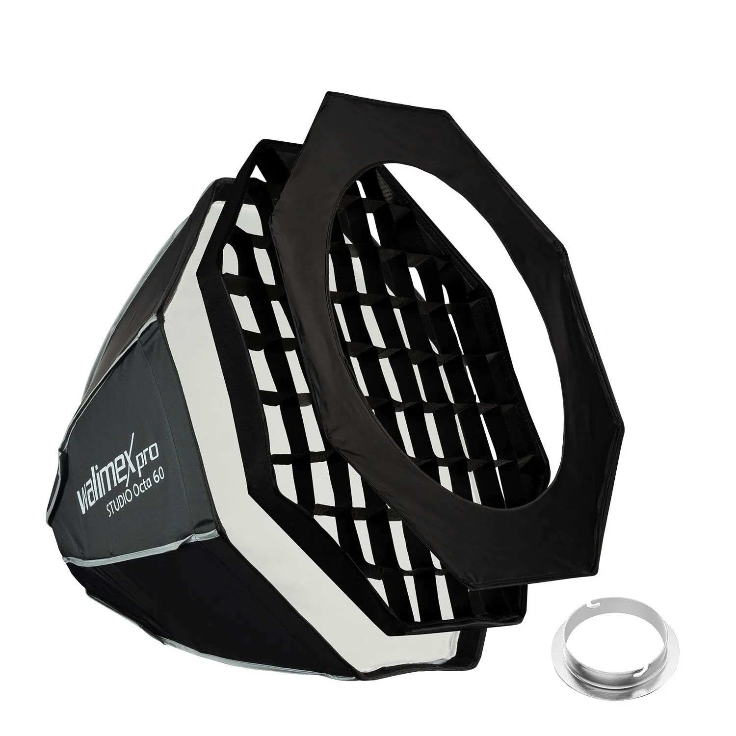 Walimex Pro Studio Softbox Octagon 60Cm 360° Einfacher Aufbau Bowens Elinchrom